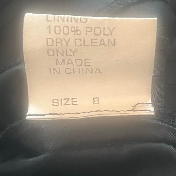 Tadashi Shoji Collection Silk Taffeta A-line Black Party Dress Cross Top Size 8 - Picture 10 of 13